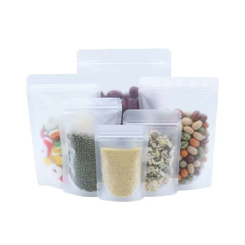 Bolsa transparente ecológica para chá e frutas secas